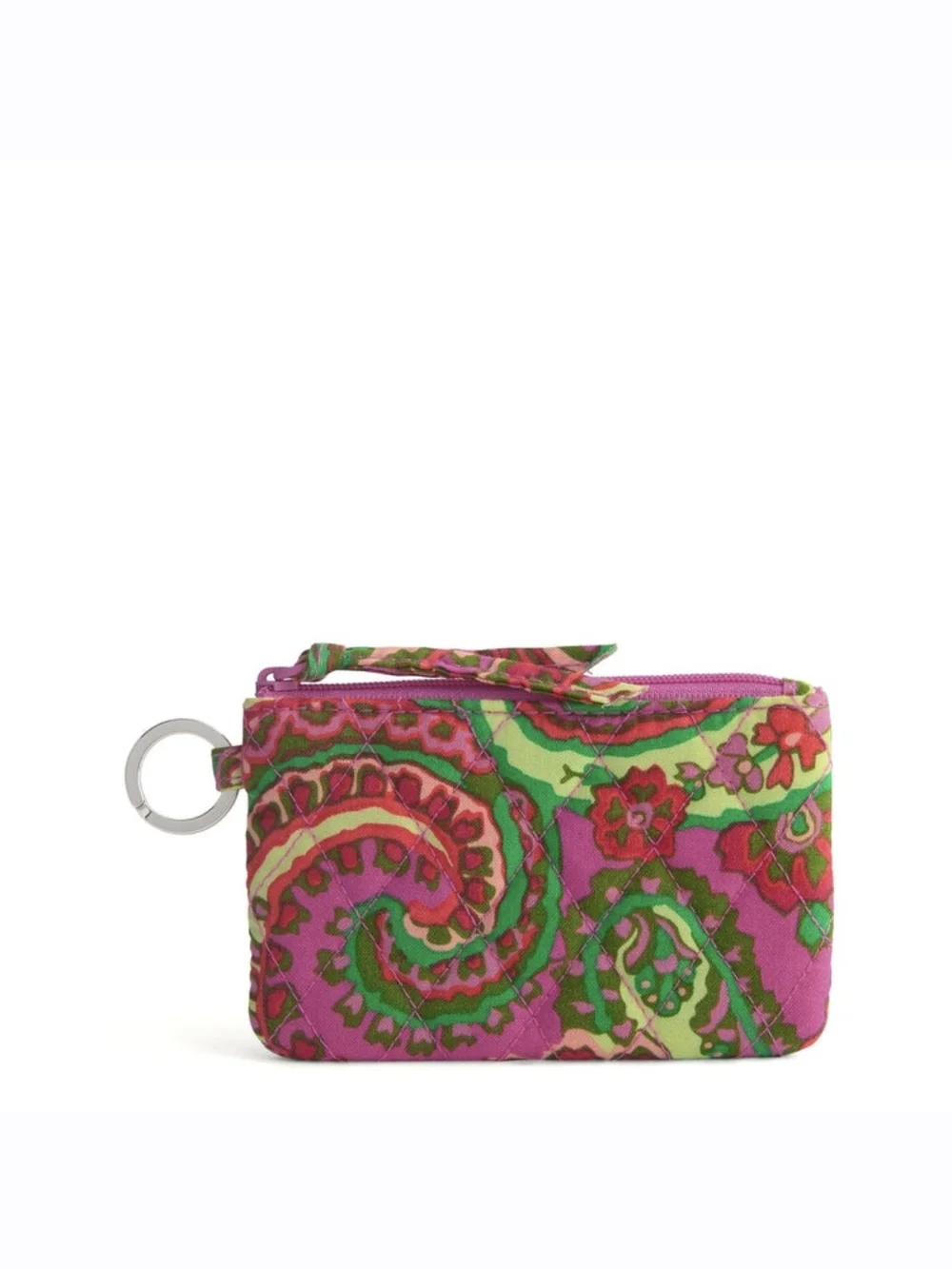 Vera Bradley Capri Pink Zip ID Case - Picture 2 of 4
